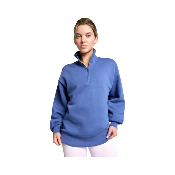 DSG Classic Fleece 1/2 Zip Pullover Sweatshirt Top NWT Size XL - Picture 1 of 7